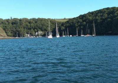 The moorings start at Misery Point